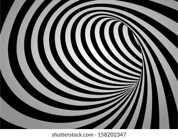 Abstract swirl black and white background