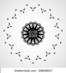Abstract Swirl. Can be used as Traditional Mandala. 