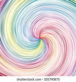 Abstract swirl colored bright background. Vector illustration.