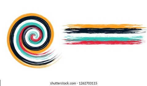 Abstract swirl  colorful background design . Pattern background design.greeting card design and gift cards. 