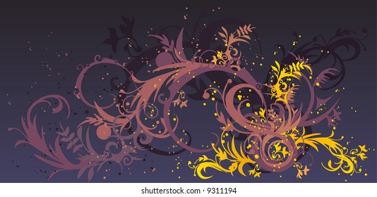 Abstract swirl design