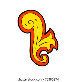 abstract swirl design element