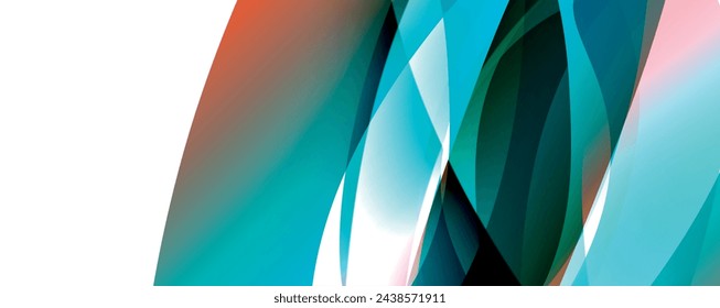 Abstract swirl design geometric concept. Vector Illustration For Wallpaper, Banner, Background, Card, Book Illustration, landing page