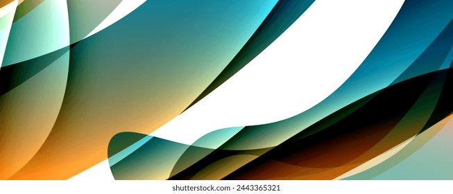 Concepto geométrico abstracto del diseño del remolino. Ilustración vectorial para fondo de pantalla, banner, fondo, tarjeta, ilustración de libro, página de destino
