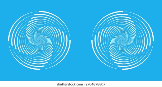 Diseño Abstractas del remolino HD Antecedentes. Espiral, rotación y movimiento de remolino. Ilustración vectorial con efecto dinámico.
