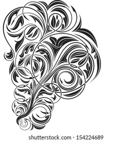 abstract swirl element