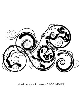 abstract swirl element