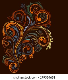 abstract swirl element