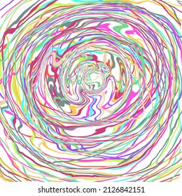 Abstract swirl element. Vector illustration