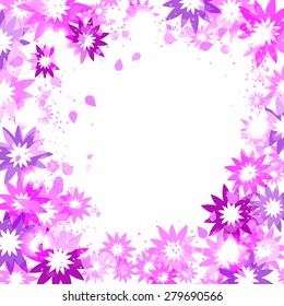 abstract swirl floral framework for your design
