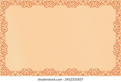 Abstract swirl frames in vector background