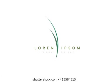 Abstract swirl icon symbol on a white background, trendy swoosh stylise, logo design, illustration
