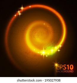 Abstract swirl light background. Vector illustration. 