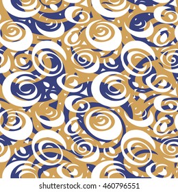 Abstract swirl lines pattern seamless background tile