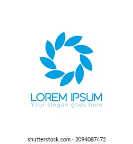 Abstract swirl logo design element. Stock vector illustration isolated