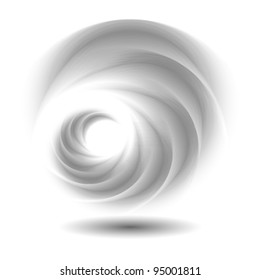 abstract swirl logo, icon (ideal for technology, innovation etc. concepts)