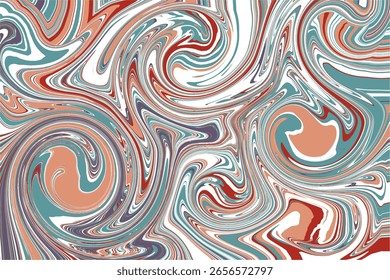 abstract swirl pattern, full color