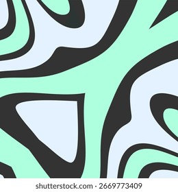Patrón Abstractas del remolino con los Colores pastel y las líneas audaces para los proyectos modernos del Diseño gráfico