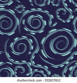 abstract swirl seamless pattern
