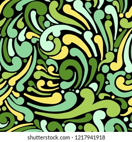 Abstract swirl seamless pattern for your design