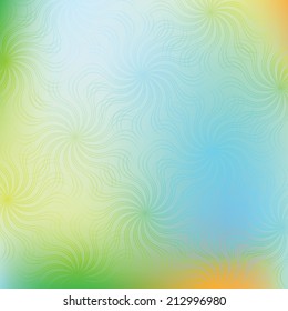 Abstract swirl vector colorful background. 