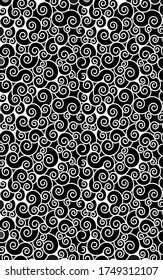 Abstract swirl vector design for wallpaper