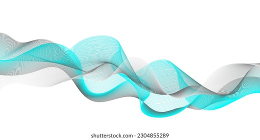 Abstract swirl wave background. Flow liquid lines design elemen for design, banner, website and cover