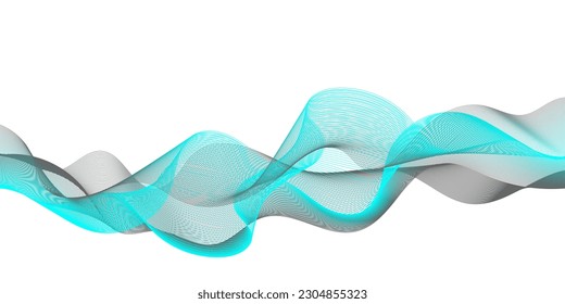 Abstract swirl wave background. Flow liquid lines design elemen for design, banner, website and cover