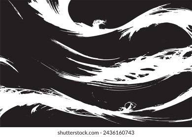 diseño en espiral abstracto textura en blanco y negro. ilustración vectorial textura de fondo mármol y azulejos para impresión.