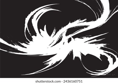 abstract swirled design black and white texture. vector illustration background texture marble and tiles for print.