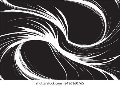 abstract swirled design black and white texture. vector illustration background texture marble and tiles for print.
