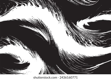 abstract swirled design black and white texture. vector illustration background texture marble and tiles for print.