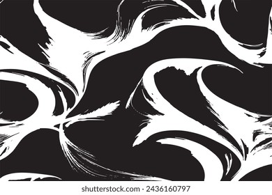 abstract swirled design black and white texture. vector illustration background texture marble and tiles for print.