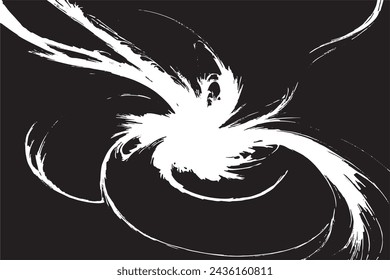 abstract swirled design black and white texture. vector illustration background texture marble and tiles for print.