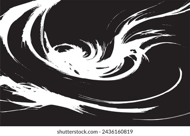 diseño en espiral abstracto textura en blanco y negro. ilustración vectorial textura de fondo mármol y azulejos para impresión.