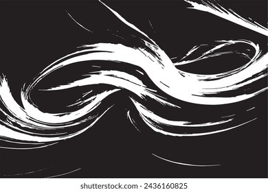 diseño en espiral abstracto textura en blanco y negro. ilustración vectorial textura de fondo mármol y azulejos para impresión.