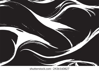 abstract swirled design black and white texture. vector illustration background texture marble and tiles for print.