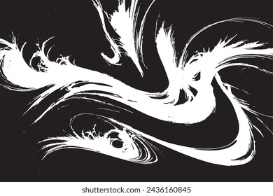 diseño en espiral abstracto textura en blanco y negro. ilustración vectorial textura de fondo mármol y azulejos para impresión.