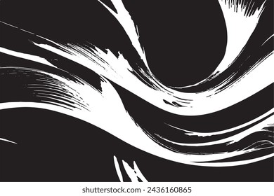 abstract swirled design black and white texture. vector illustration background texture marble and tiles for print.