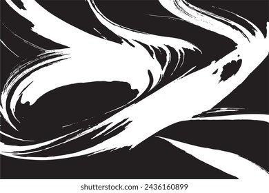 abstract swirled design black and white texture. vector illustration background texture marble and tiles for print.