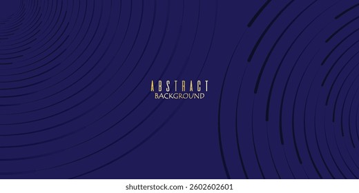 Abstract Swirling Blue Background Design with Concentric Circular Motion and Gradient Effect. Futuristic technology concept. 