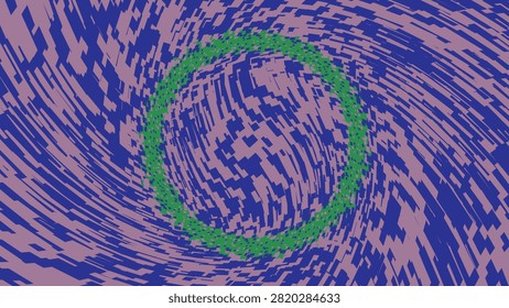 Abstract swirling blue and green pattern design
