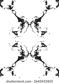 Abstract Swirling Ink Pattern with Dynamic Flow