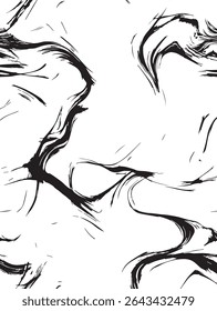 Abstract Swirling Ink Pattern with Dynamic Flow