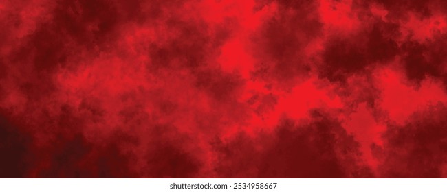 Abstractas patrón de remolino de vapor rojo y negro con suaves texturas ahumadas creando una atmósfera misteriosa e intensa.
