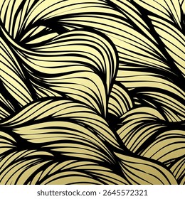 Abstract swirling patterns in gold tones, resembling flowing textures.
