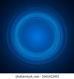 Abstract swirling radial background. technology energy. vector illustrator