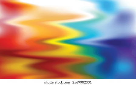 Abstract Swirling Rainbow Color Gradient  Premium