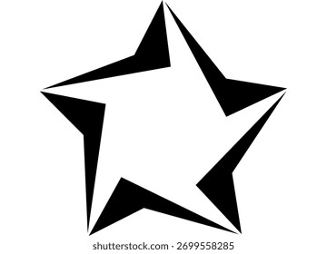 Abstract swirling star. Black Vector pattern on white. Design element for covers, advertising, packaging, web design, explosion. Modern vector background with space for text. Logo. frame. knife