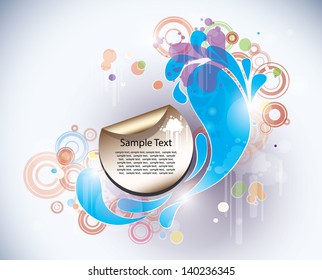 Abstract swirls background, EPS 10